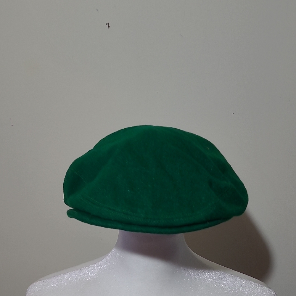 Green News Boy Flat Cap